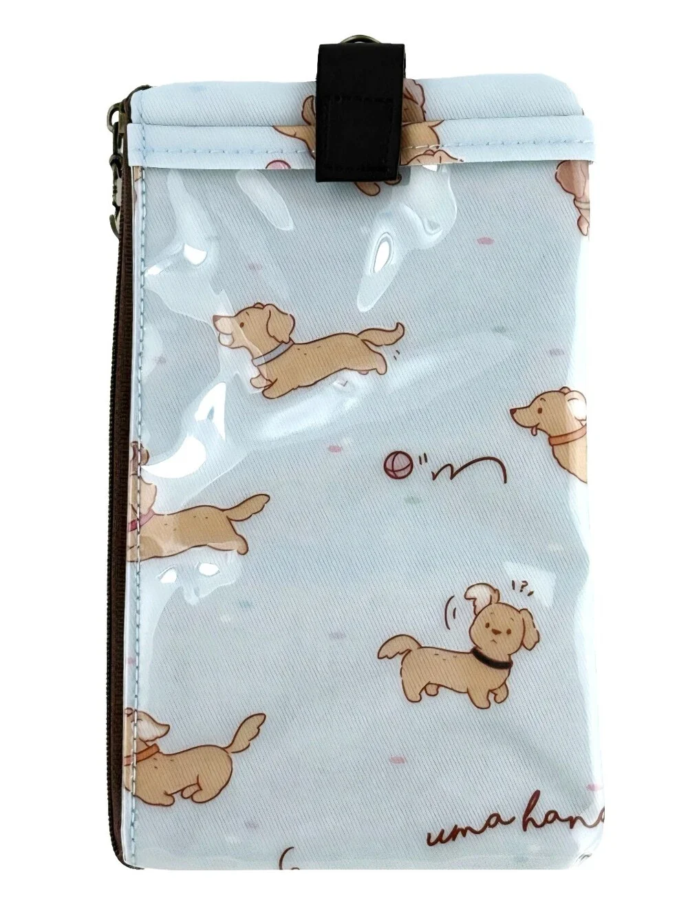 Waterproof Dachshund Weiner Dog Phone Case Pouch W/ Neck Strap